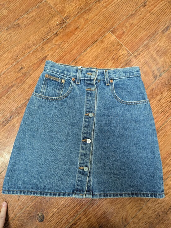 Calvin Klein Dresses & Skirts - Vintage 90s Calvin Klein Denim Skirt